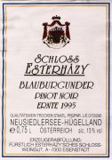 Schloss Esterhazy_blauburgunder 1995